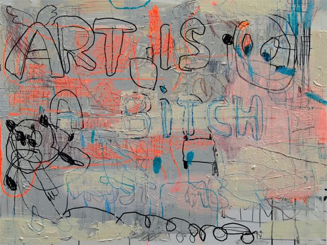 Gossia Zielaskowska, "Art is a bitch", 2010,...