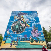 Mural Zofii Hyjek - wygrana w konkursie Galerii...