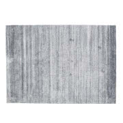 Dywan Loom, jedwab bambusowy, niebieski denim, 140 x 200 cm