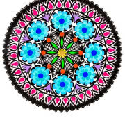 Puf zrobiony z tektury. Może też być podnóżkiem...