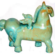 "Dziewczyna na Pegazie" (1927), olej na płótnie,...