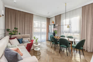 Apartament na parterze z 120-metrowym ogródkiem w warszawskiej dzielnicy Włochy