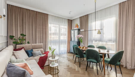 Apartament na parterze z 120-metrowym ogródkiem w warszawskiej dzielnicy Włochy