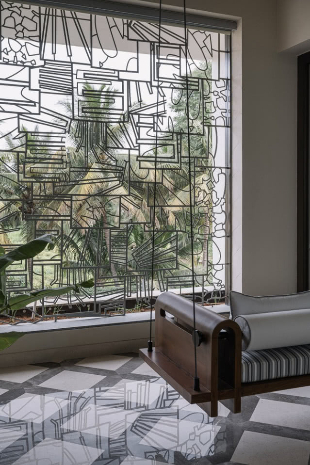 widok na przepierzenie