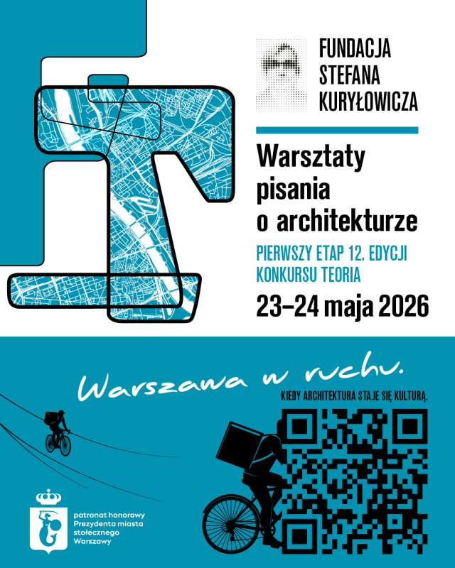 TEORIA 2026 wystartowała - napisz o architekturze, wygraj publikację i 3500 zł. Nabór tylko do 26 kwietnia