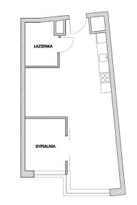 Funkcjonalne rozplanowanie mieszkania dla singla