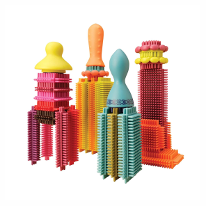 Zestaw konstrukcyjny Jeżyki Stackadoos,  B Toys, NOSKI NOSKI,129 zł