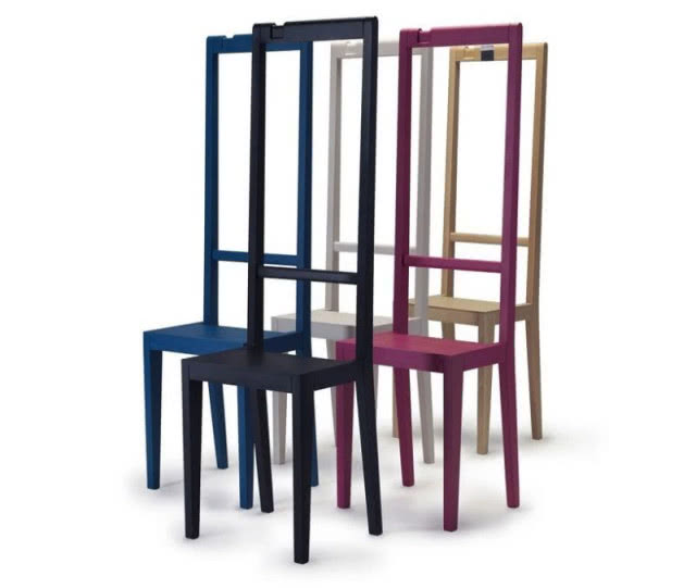 Alfred - krzesło i wieszak na ubrania