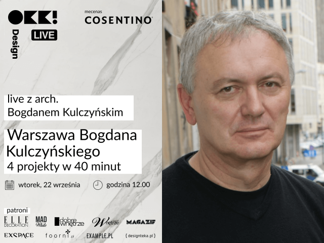 Wirtualny spacer po Warszawie z architektem Bogdanem Kulczyńskim