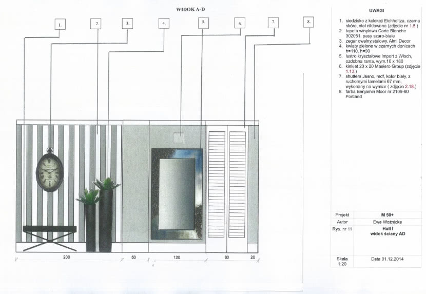Ewa Woźniacka - projekt wnętrza