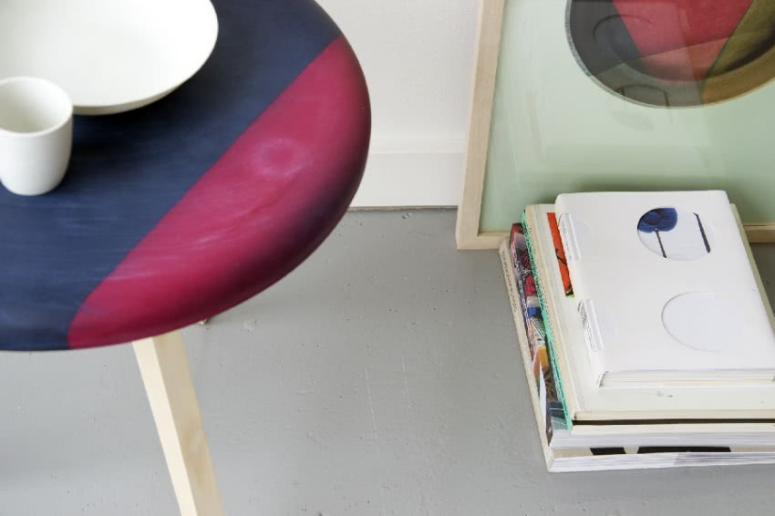 Stolik kawowy Color Colision, projekt Kirstie...