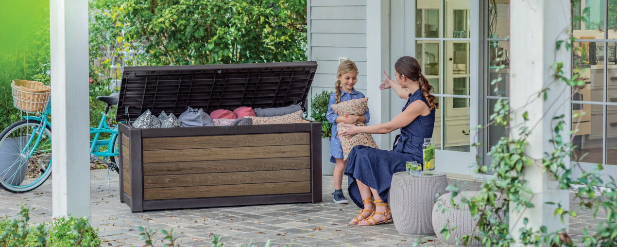 Linia Deco Keter - spójne wyposażenie, które porządkuje ogród
