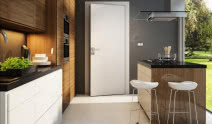 Drzwi do kuchni - styl nowoczesny