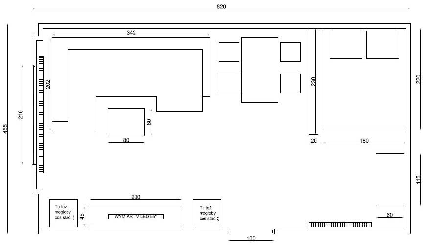 Jednopokojowe mieszkanie