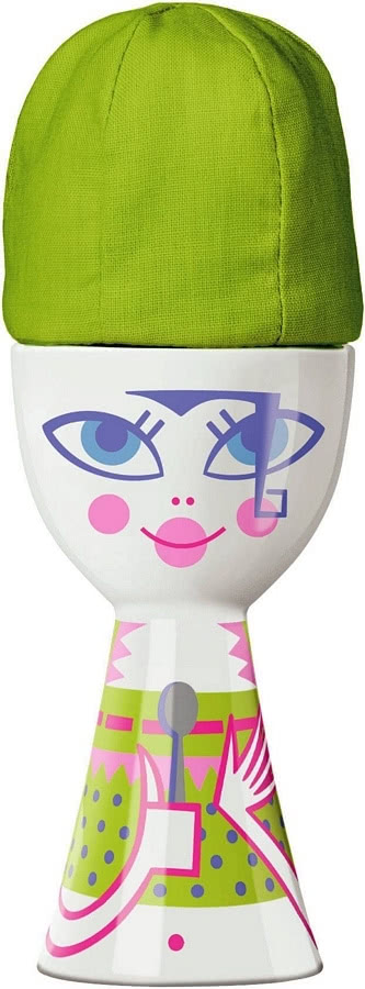 Kieliszek na jajko z materiałową, ocieplaną...