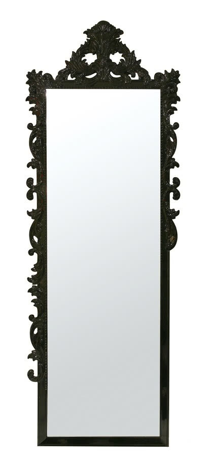 Lustro z kolekcji Wonderland w drewnianej,...