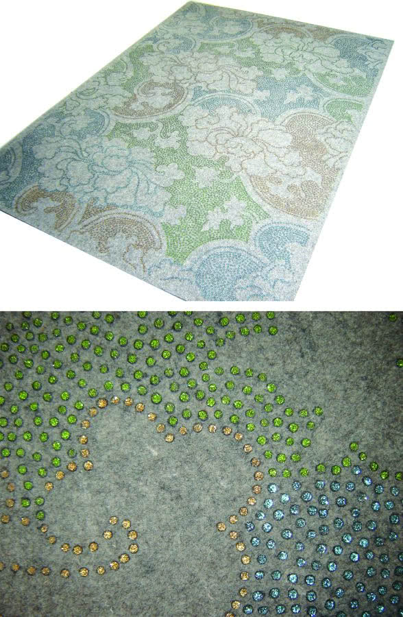 Dywan Glow jest dla podłogi czymś na kształt...