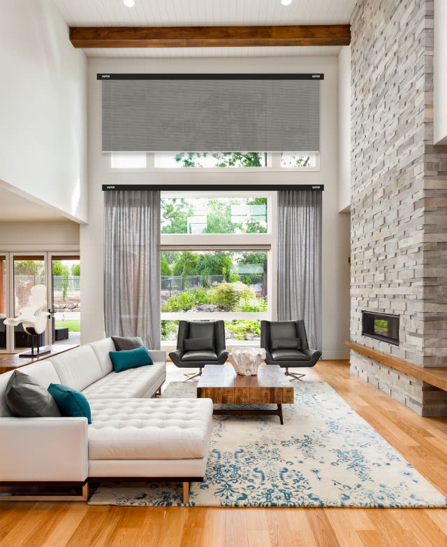 Rolety z kolekcji Shadows Club można połączyć z autorskim systemem marki Marcin Dekor - Top-Line