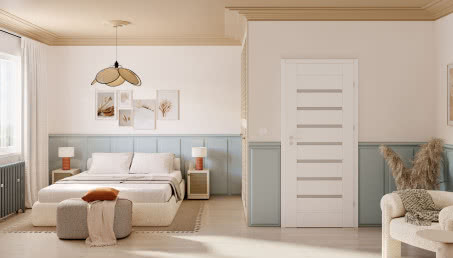 Jak dobrać kolor drzwi do jasnego wnętrza?