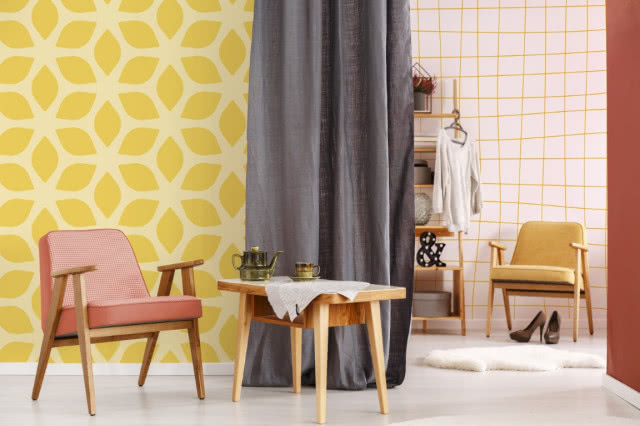 Kolor musztardowy we wnętrzach