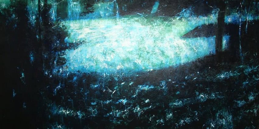 Jacek Zajac, "Polana", akryl na płótnie, 150 x...