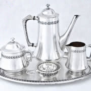 Zestaw do herbaty z liściem wawrzynu, Niemcy,...