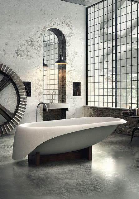 łazienka w stylu industrialnym