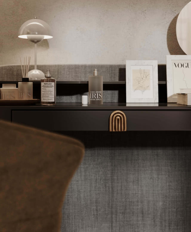 Mosiężny uchwyt Arch S - od 250 zł.