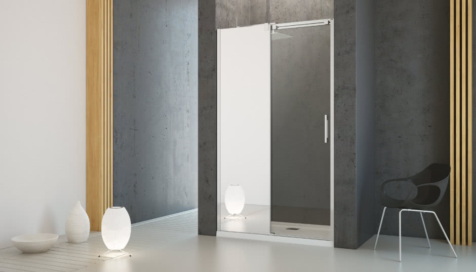 Kabina prysznicowa z lustrem