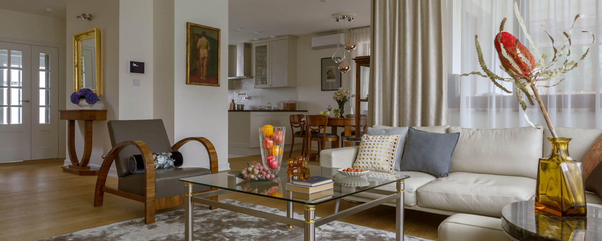Wnętrza domu w stylu art déco. Wszystko zaczęło się od jednego krzesła!