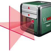 Laser krzyżowy Bosch Quigo jest niewiele większy...