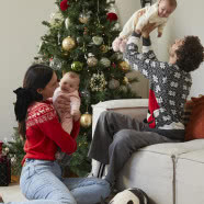 Świąteczne wnętrze domu włoskiej influencerki