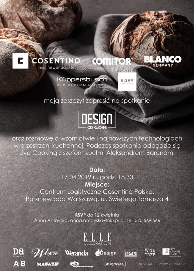 Nowa odsłona cyklu Design od kuchni już 17 kwietnia!
