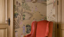 Chinoiserie w przedpokoju