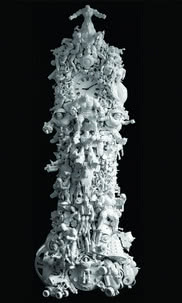 Zegar stojący z plastikowych zabawek, Ryan...