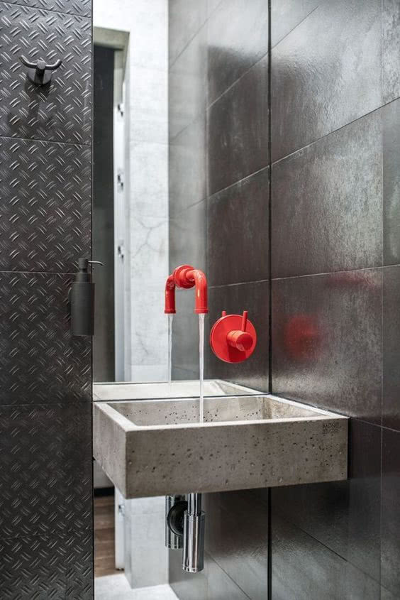 łazienka w stylu industrialnym