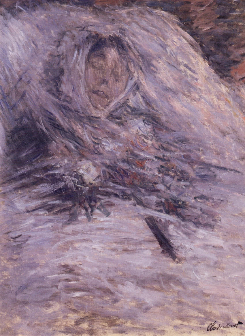 Claude Monet, "Camille Monet na łożu śmierci"