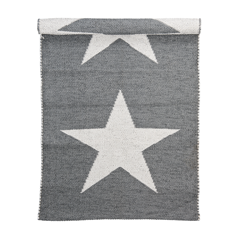 Dywan z gwiazdą (szary) 120x60 cm Bloomingville,...