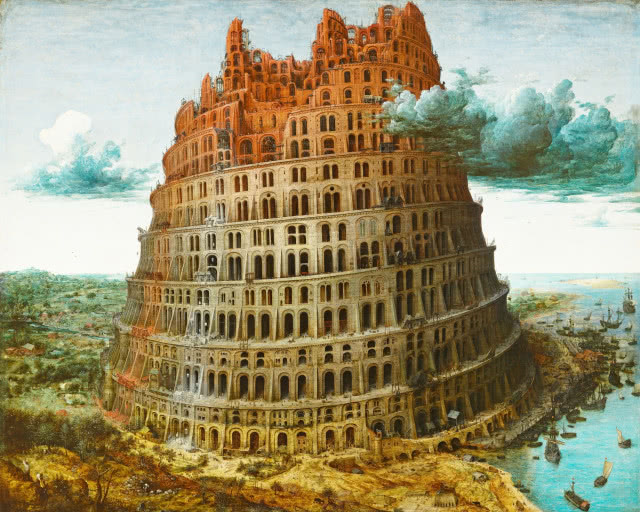 Pieter Bruegel, "Wieża Babel", zwana małą