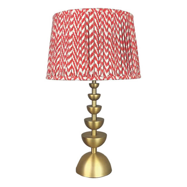 abażur lampy chevron