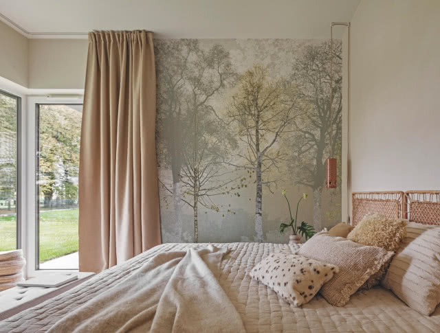 tapeta w sypialni