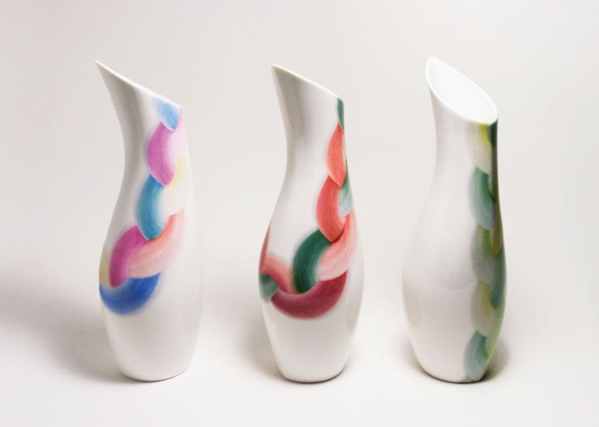 Chae Young Kim wazony wzór grafika