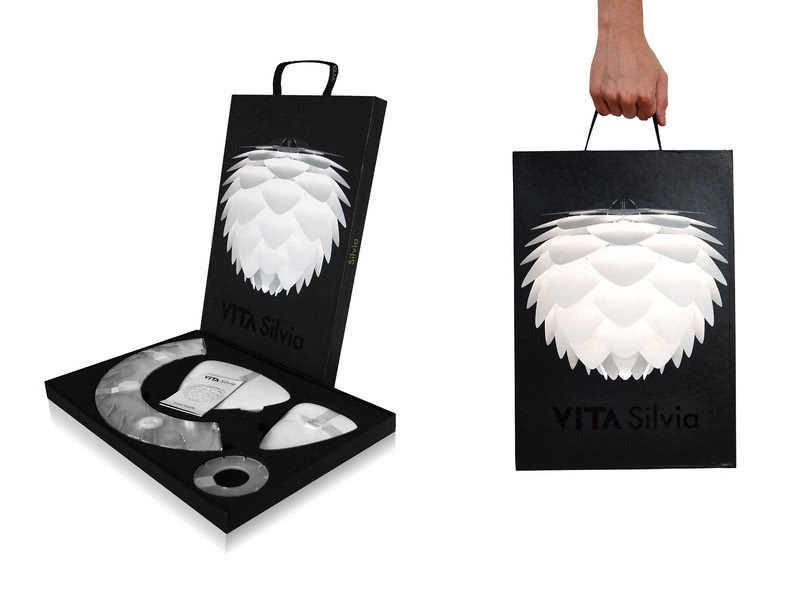 Lampa Silvia w opakowaniu