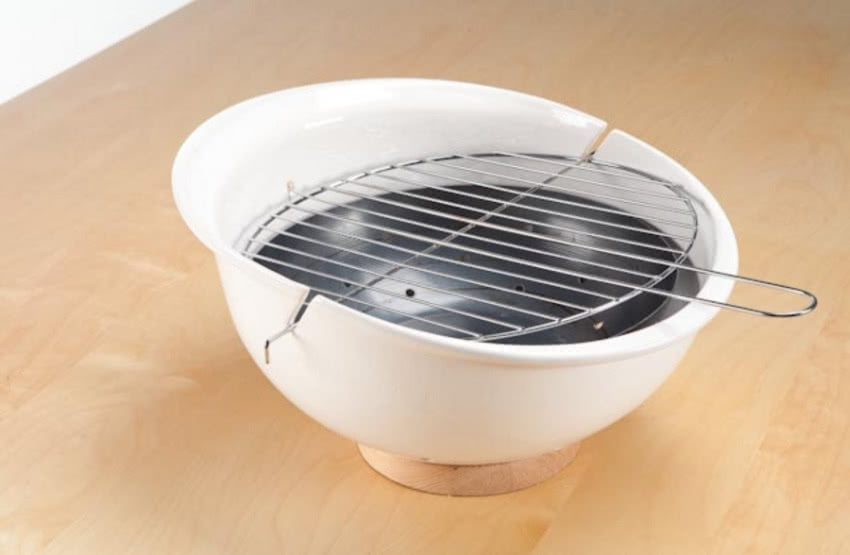 Ceramiczny grill stołowy, DOROTA PAKUŁA - prototyp