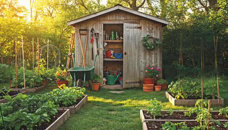 Domek narzędziowy - dobry sposób na porządek w ogrodzie!