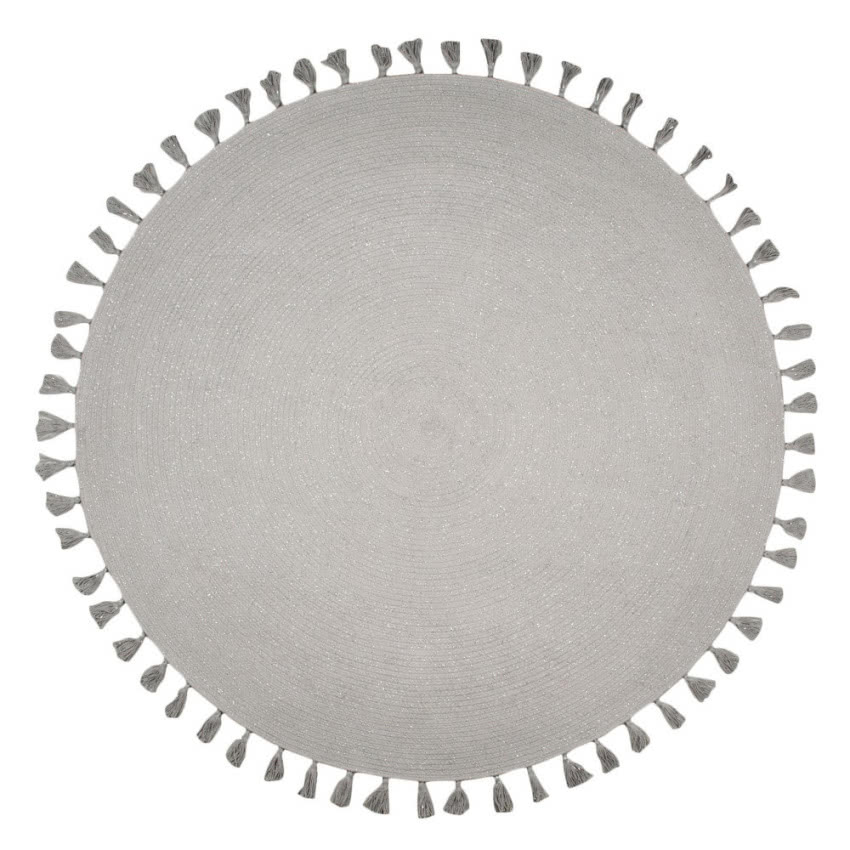 Szary dywan Nattiot Josephine, ∅ 140 cm, BONAMI,...