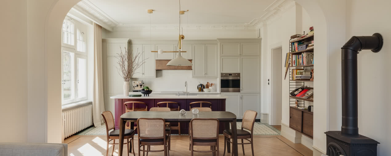 120-metrowy apartament w kamienicy - zachwyca szykiem i klasą!