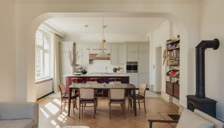 120-metrowy apartament w kamienicy - zachwyca szykiem i klasą!