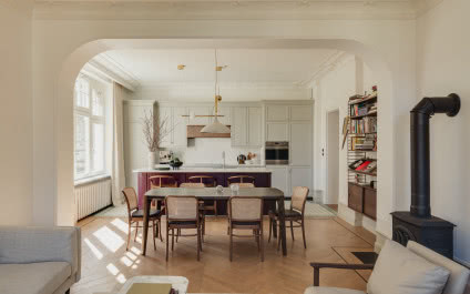 120-metrowy apartament w kamienicy - zachwyca szykiem i klasą!