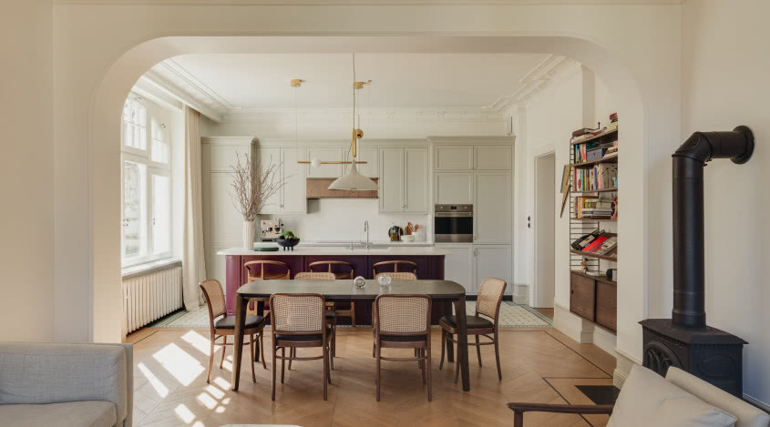 120-metrowy apartament w kamienicy - zachwyca szykiem i klasą!